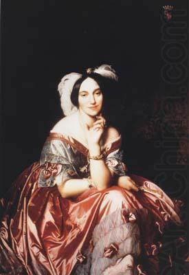 Jean Auguste Dominique Ingres Portrait of Baroness Betty de Rothschild (mk04) china oil painting image